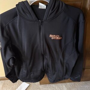 Harley-Davidson Women’s Black Zip-Up Hoodie 2W